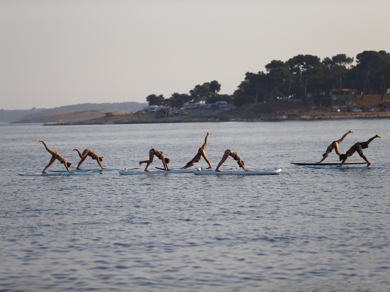SUP Yoga (Standup paddle board) in Medulin, Croatia   - Metta Float