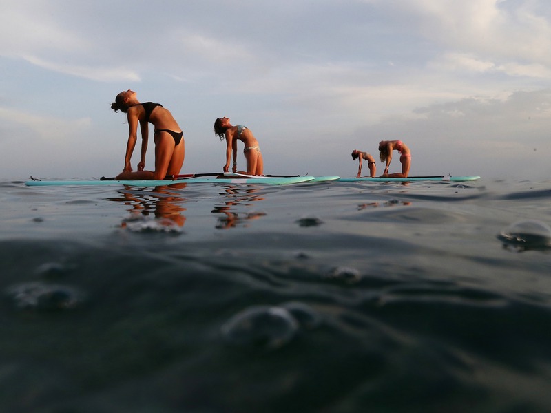 SUP Yoga classes (Paddle board Yoga) in Verudela, Croatia - Metta Float